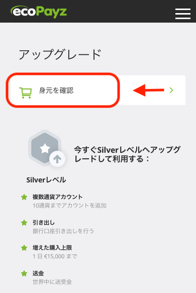 ecoPayz（エコペイズ）身元確認認証