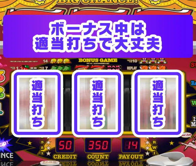 アイムジャグラーEXのボーナス中の打ち方