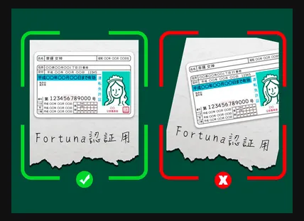 FORTUNAカジノ(フォーチュナーカジノ)KYCアップロードの注意事項