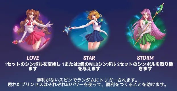 ムーンプリンセス・トリニティ(Moon Princess Trinity)の流れ