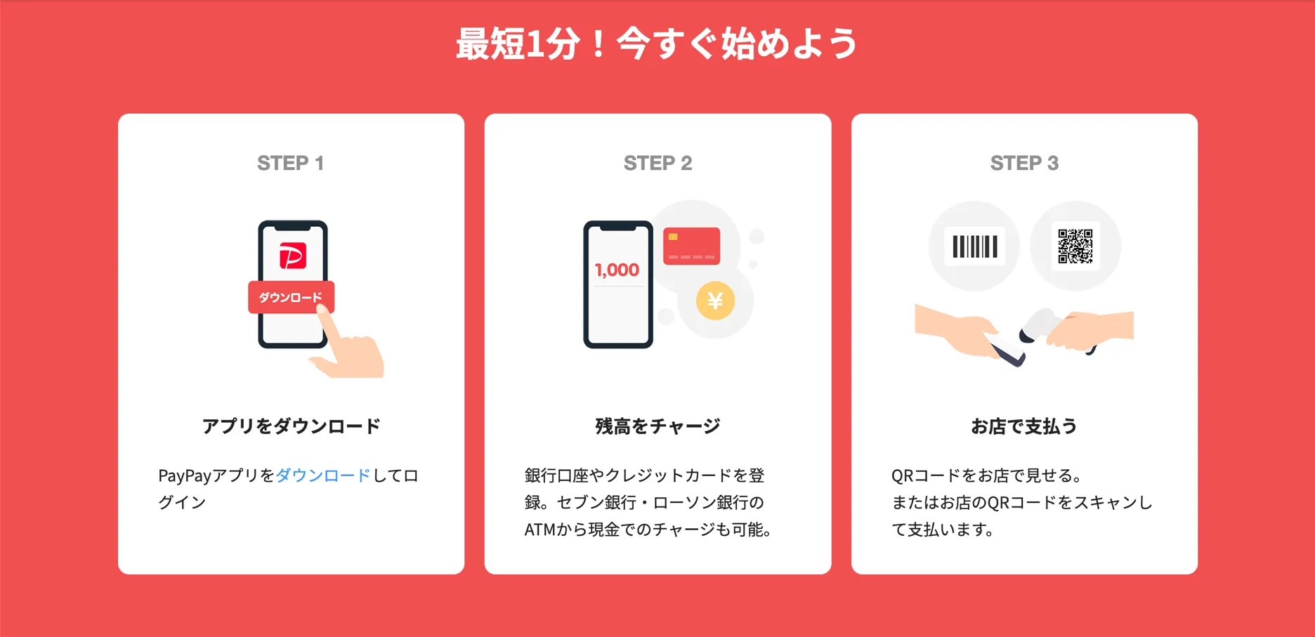 PayPay(ペイペイ)おサイフ不要、スマホひとつでお支払い