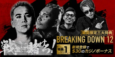 BeeBet(ビーベット)格闘技祭 ブレイキングダウン特別プロモーション開催中!