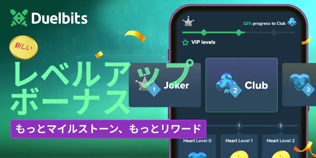 デュエルビッツ(Duelbits)のVIPプログラム